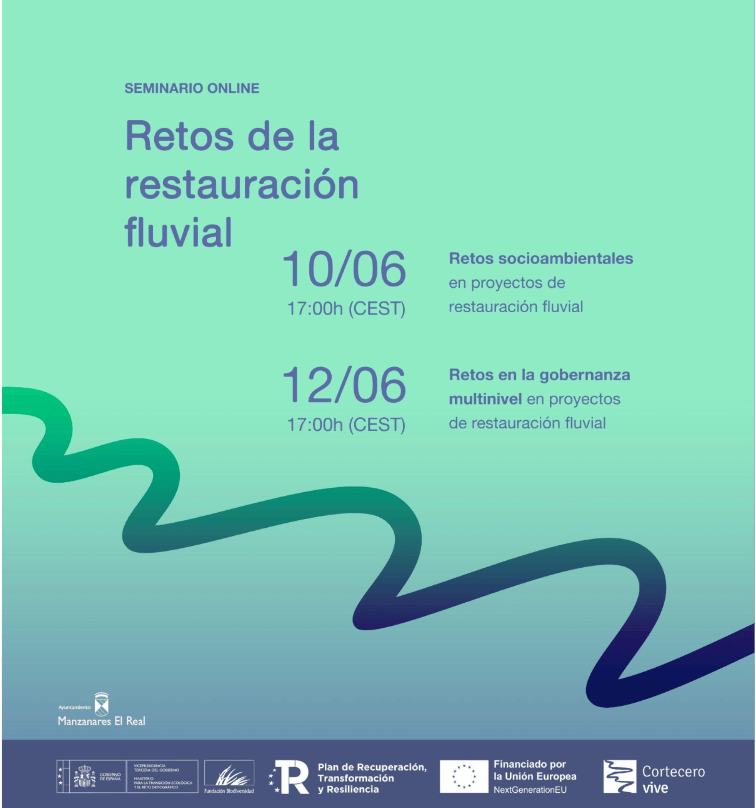 We recommend:  Challenges in multilevel governance of river restoration (Webinar in&nbsp;Spanish)